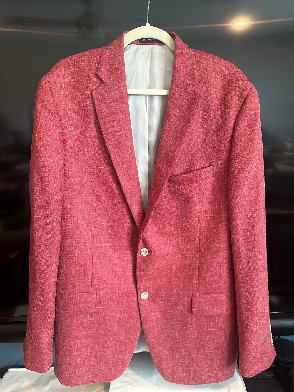 Hart Schaffer Marx 2 button sports coat 44L